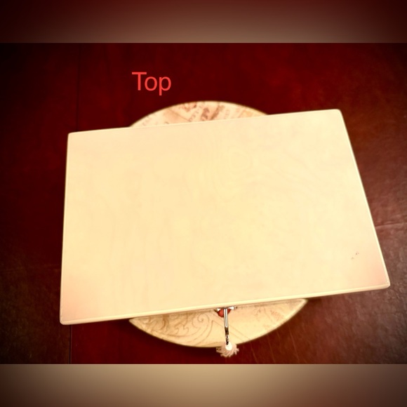 Beautiful Burl Ivory Wood Jewelry Box w/Lock & Key, 1970s Vintage, Excel Cond. - Picture 8 of 12